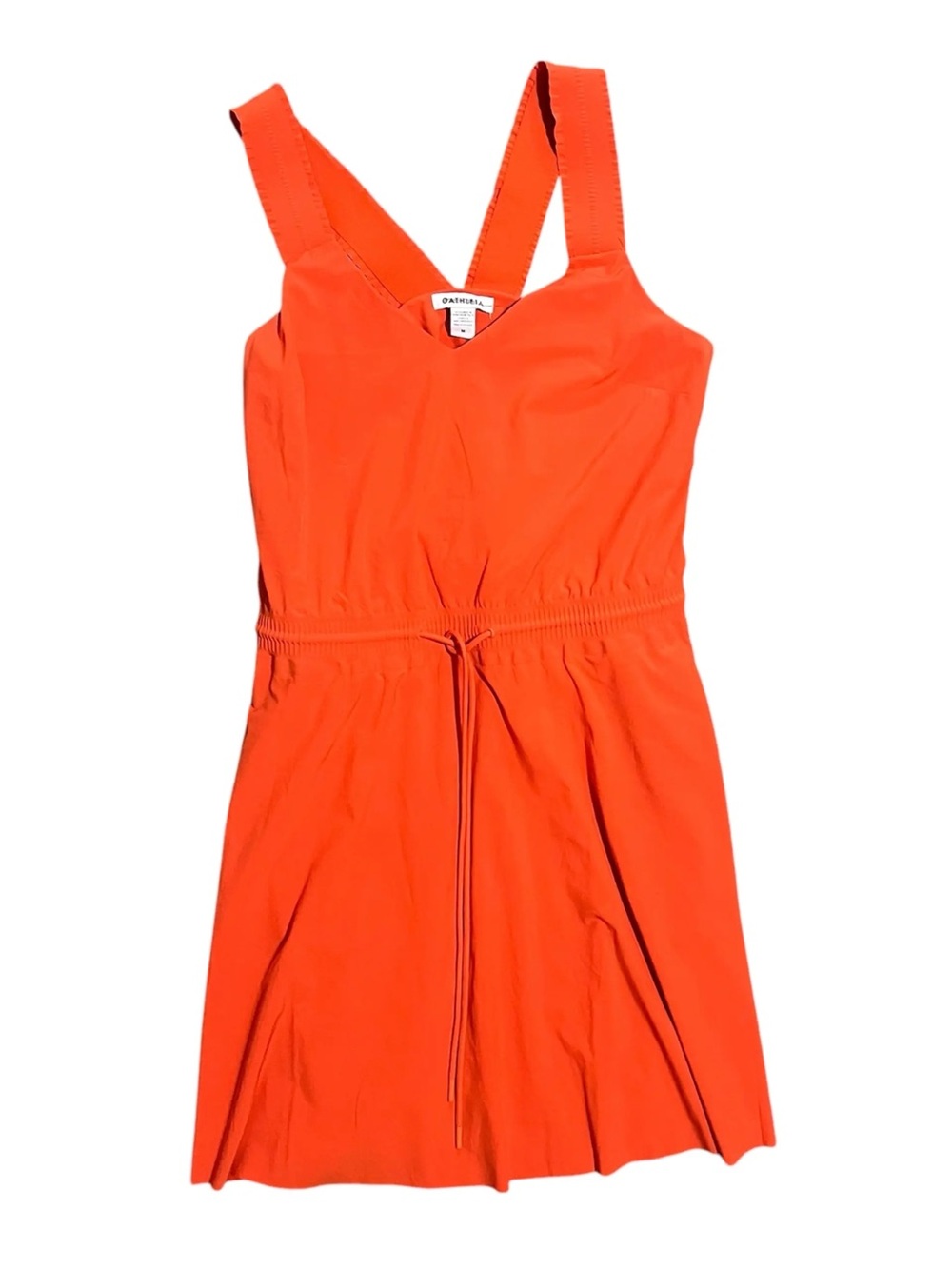 Athleta Expedition Activewear athletic Vermillion Orange sport Skort Dress small